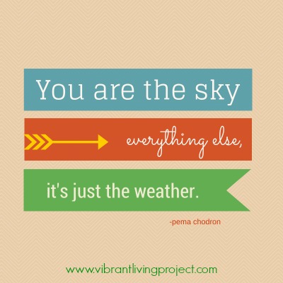 You are the sky