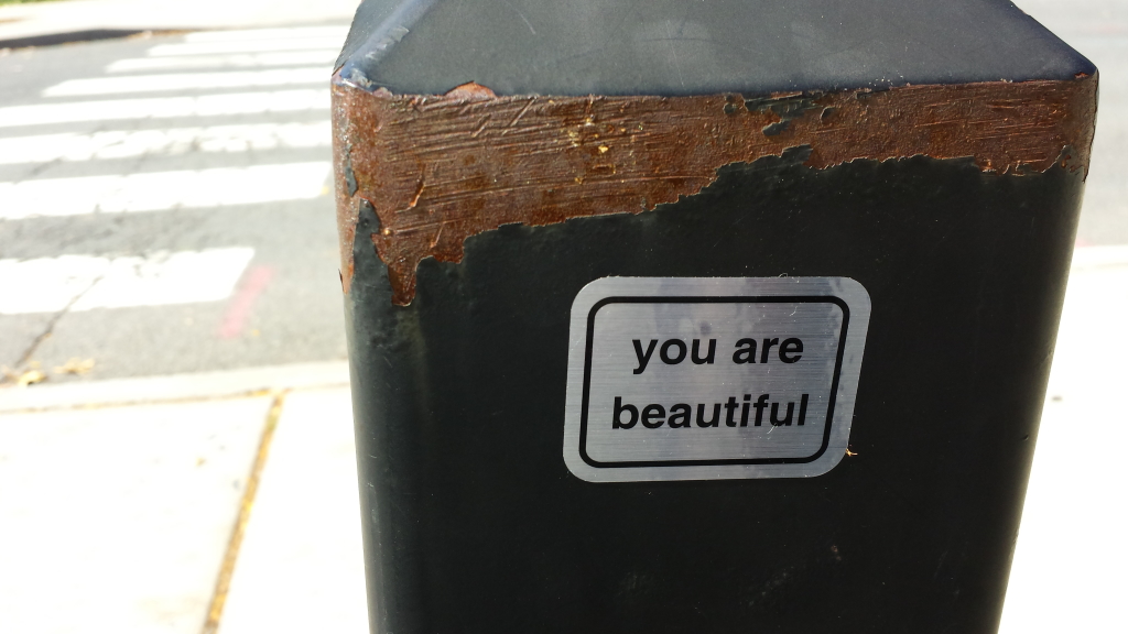 You are beautiful sticker
