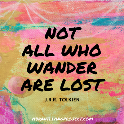 Not all who wander