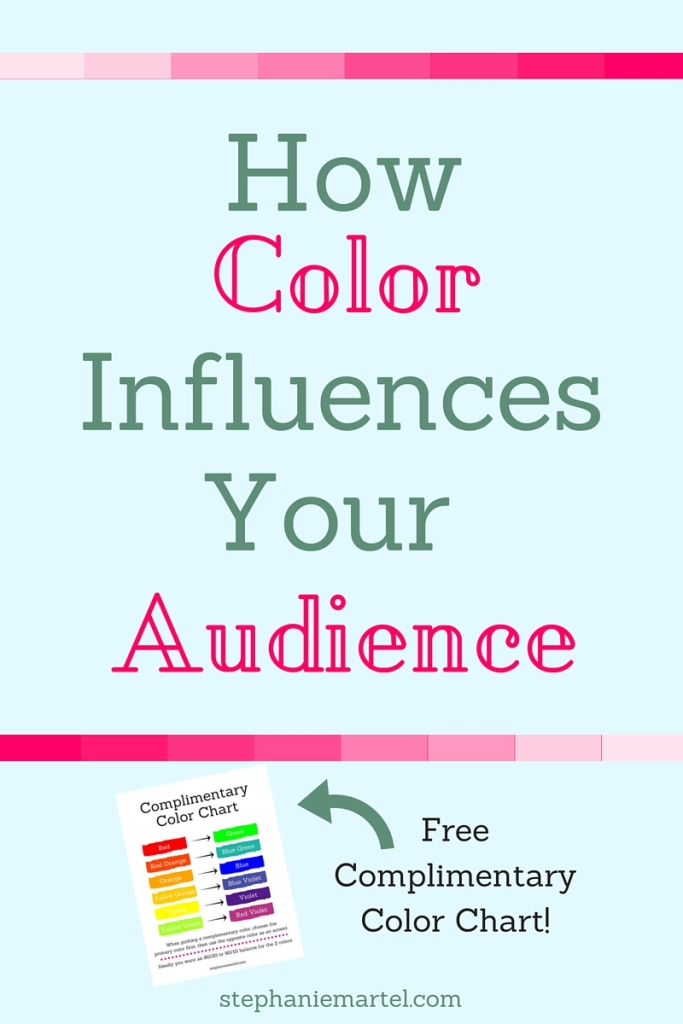 Want to know how you can influence your audience with a simple color choice? Click through to learn about complimentary colors and get a free PDF color chart!