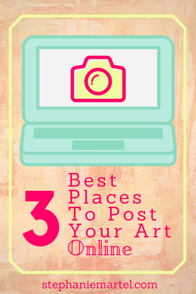 Click through and find out the 3 best places to post your art online to get more views!