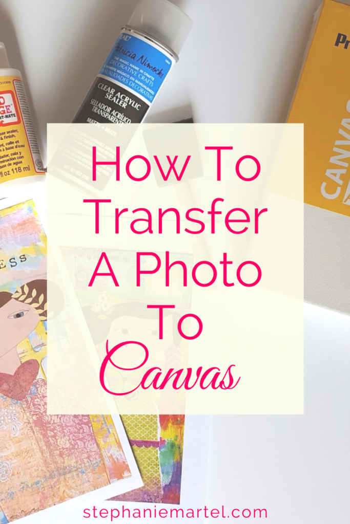 Come on over and check out how to transfer a photo to canvas. Click through for the quick and easy step-by-step instructions.